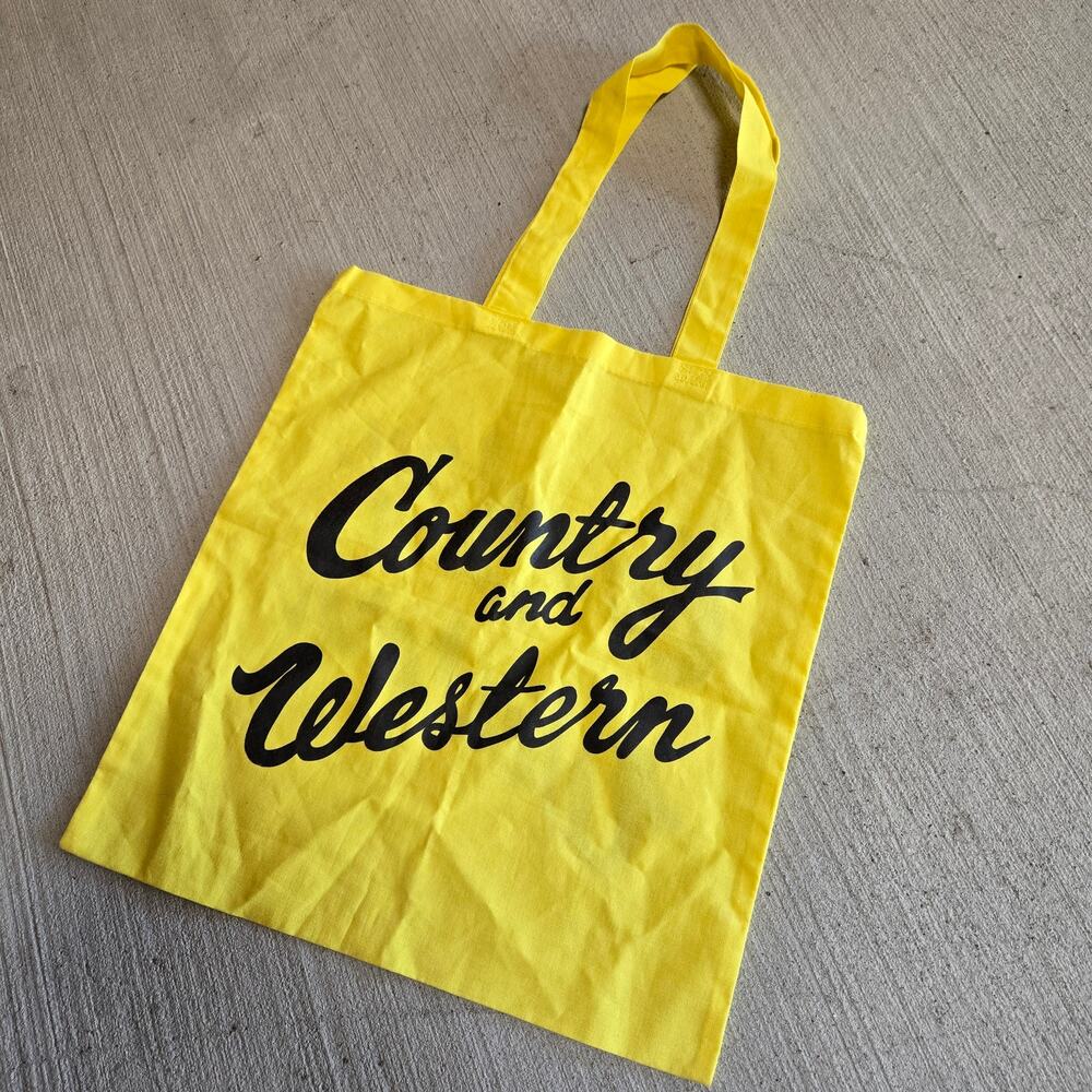Country and Western Tote Bag NWT Yellow Rodeo Boutique Festival Southern Purse